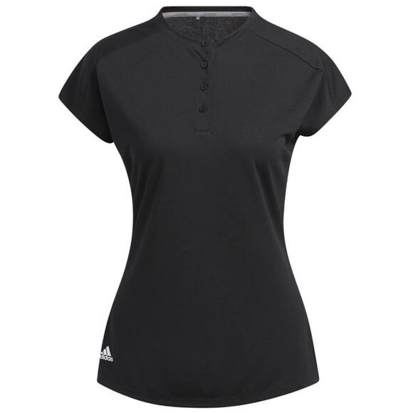 Adidas Women’s Black Short Sleeve Essential Crew Golf Tee Size Small - Picture 1 of 11